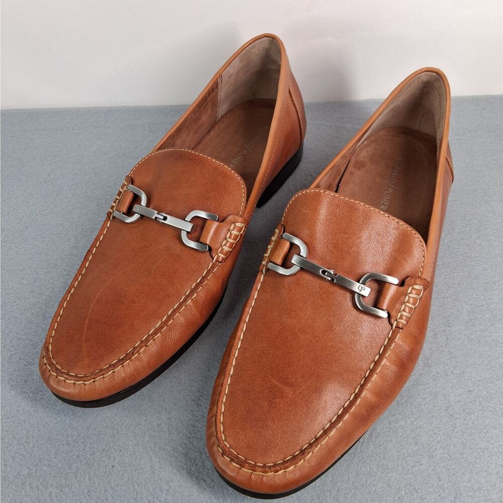 Donald Pliner Dacio Bit Loafers Shoes Men's Size 11 1/2M Leather Brown